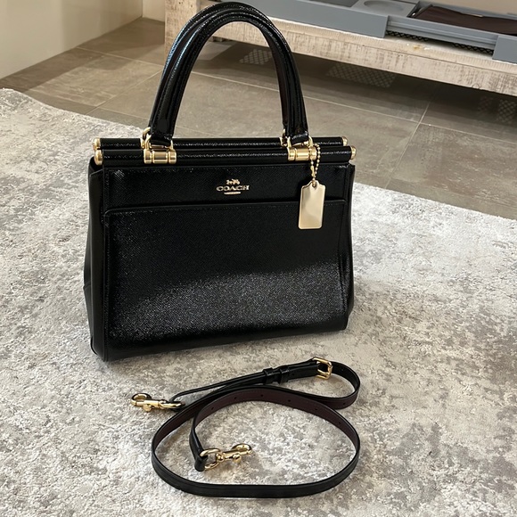 Coach Handbags - Coach Grace In Black Convertible Satchel